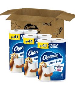 Alternative view of Ultra Soft Cushiony Touch Toilet Paper [24 Family Mega = 123 Regular Rolls]